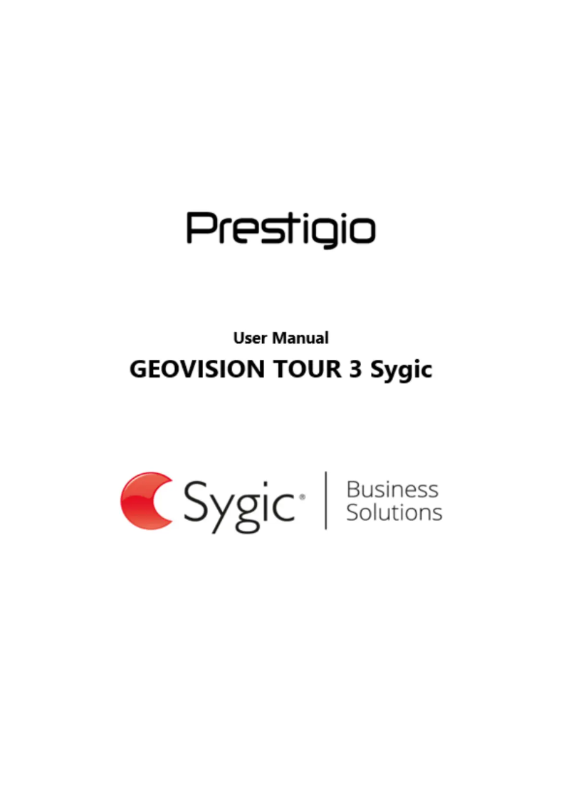 Page n°1 - Manuel utilisateur Prestigio GeoVision Tour 3