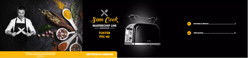 Page 1 de la notice Manuel utilisateur Sam Cook PSC-60