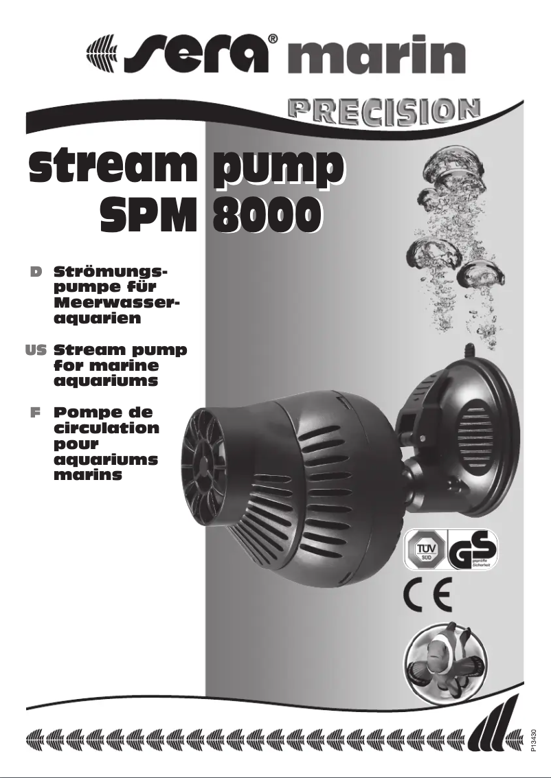 Page 1 de la notice Manuel utilisateur sera SPM 8000