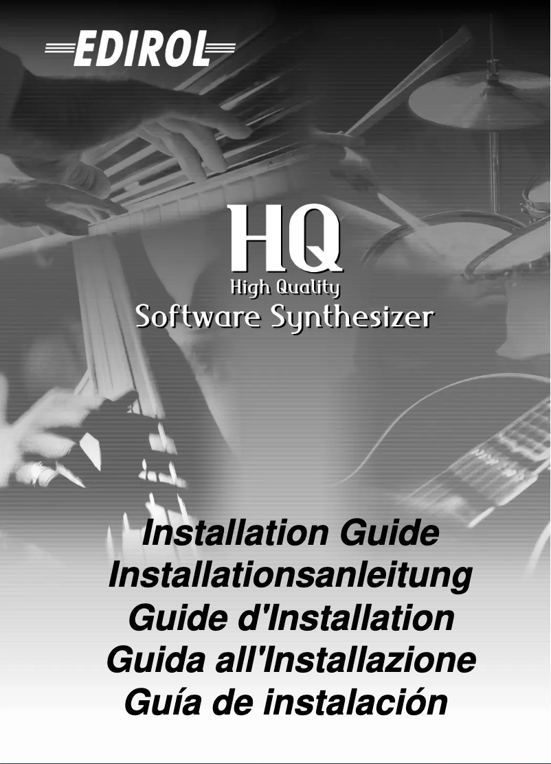 Página 1 del manual Manual de usuario Roland Edirol HQ Hyper Canvas