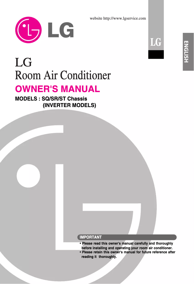 Page n°1 - Manuel utilisateur LG AS-W096QGG1