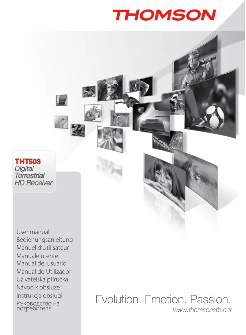 Image de la première page du manuel de l'appareil THT503