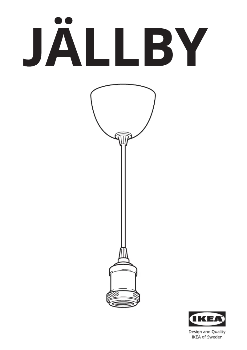 Image de la première page du manuel de l'appareil JÄLLBY 204.720.94