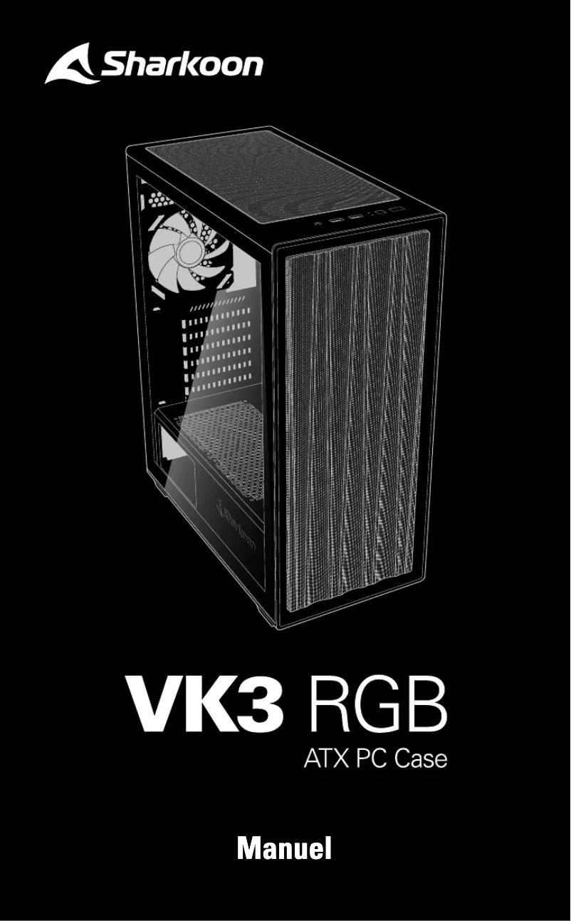 Page 1 de la notice Manuel utilisateur Sharkoon VK3 RGB