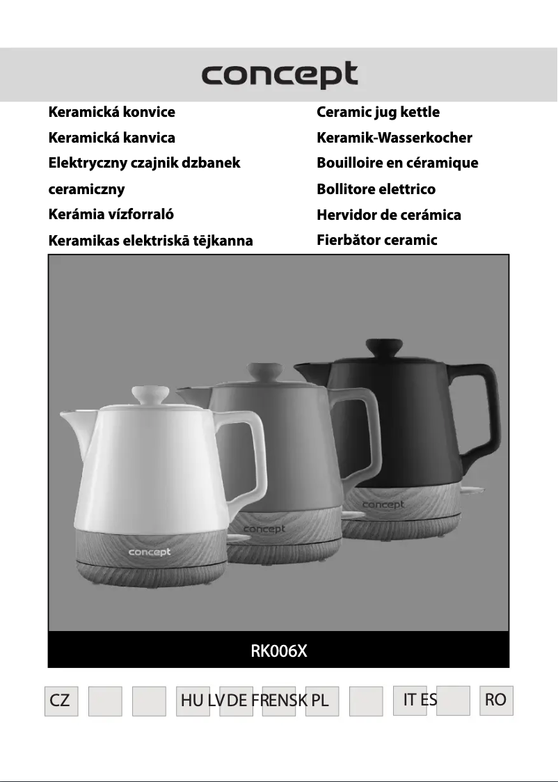 Image de la première page du manuel de l'appareil RK0062