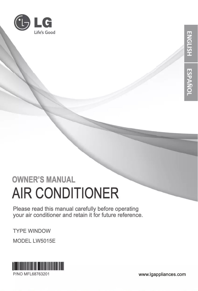 Página 1 del manual Manual de usuario LG LW5015E