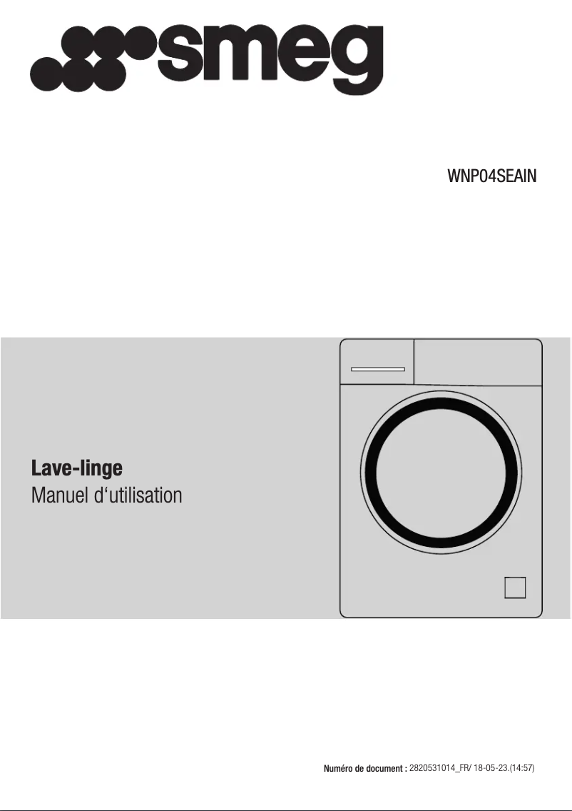 Page n°1 - Manuel utilisateur Smeg WNP04SEAIN