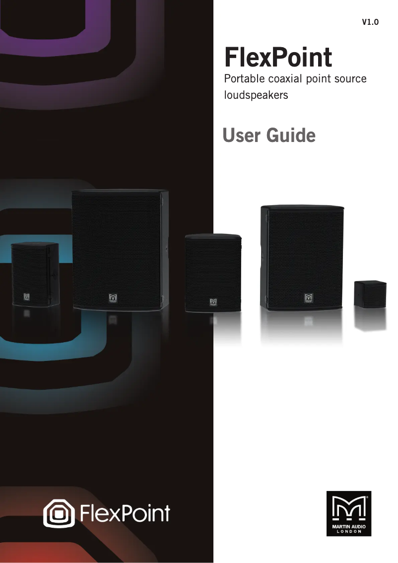 Page 1 de la notice Manuel utilisateur Martin Audio FlexPoint FP8