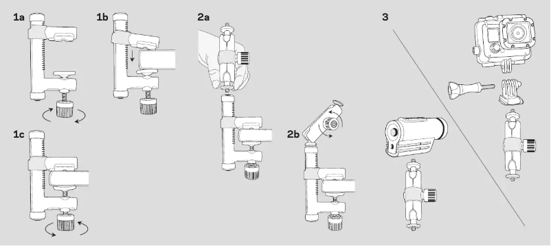 Page 1 de la notice Manuel utilisateur Joby Action Clamp & Locking Arm