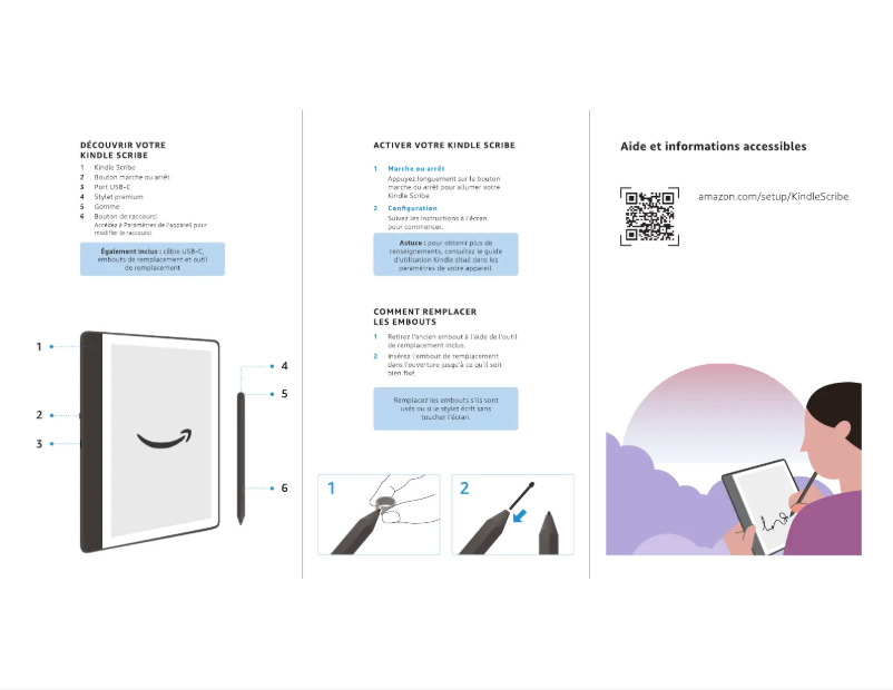 Page n°1 - Manuel utilisateur Amazon Kindle Scribe