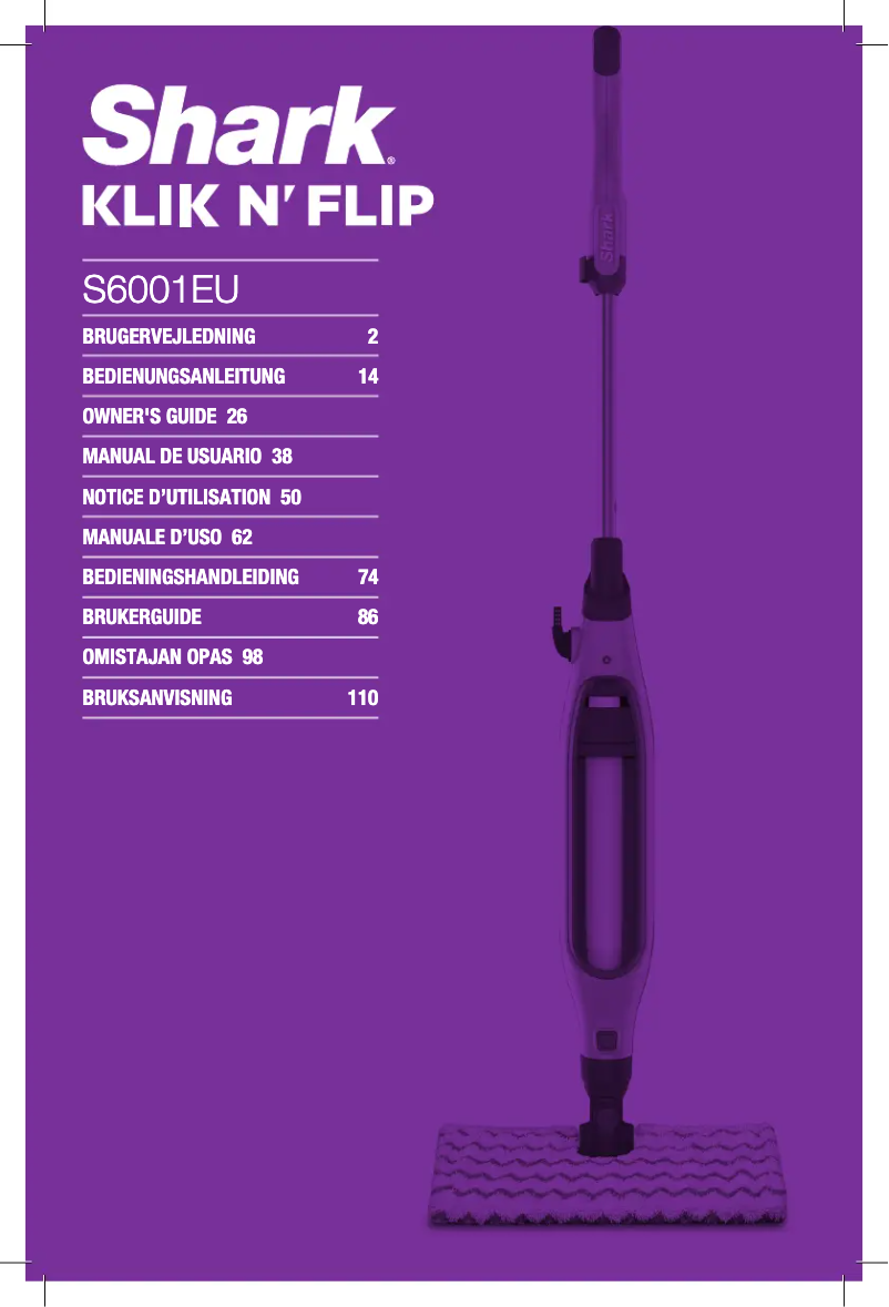 Page n°1 - Manuel utilisateur Shark Klik N' Flip S6001EU