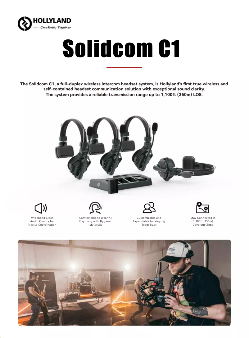 Page n°1 - Brochure Hollyland Solidcom C1