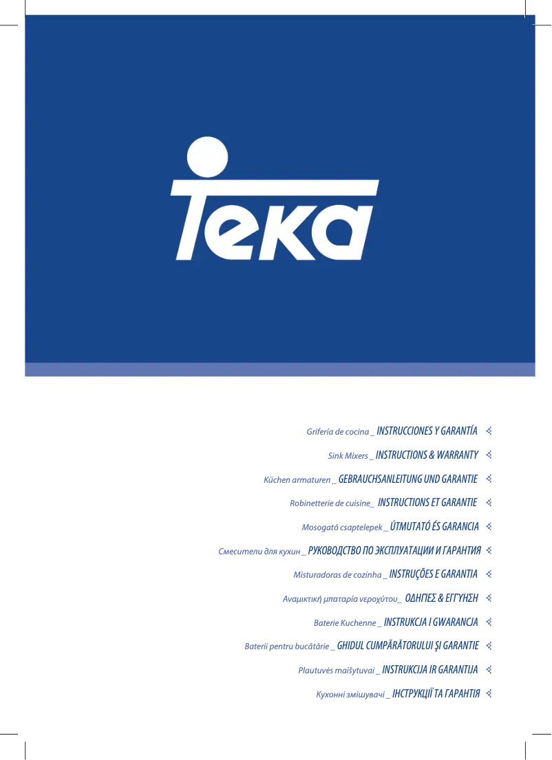 Page n°1 - Manuel utilisateur Teka IC 915 I