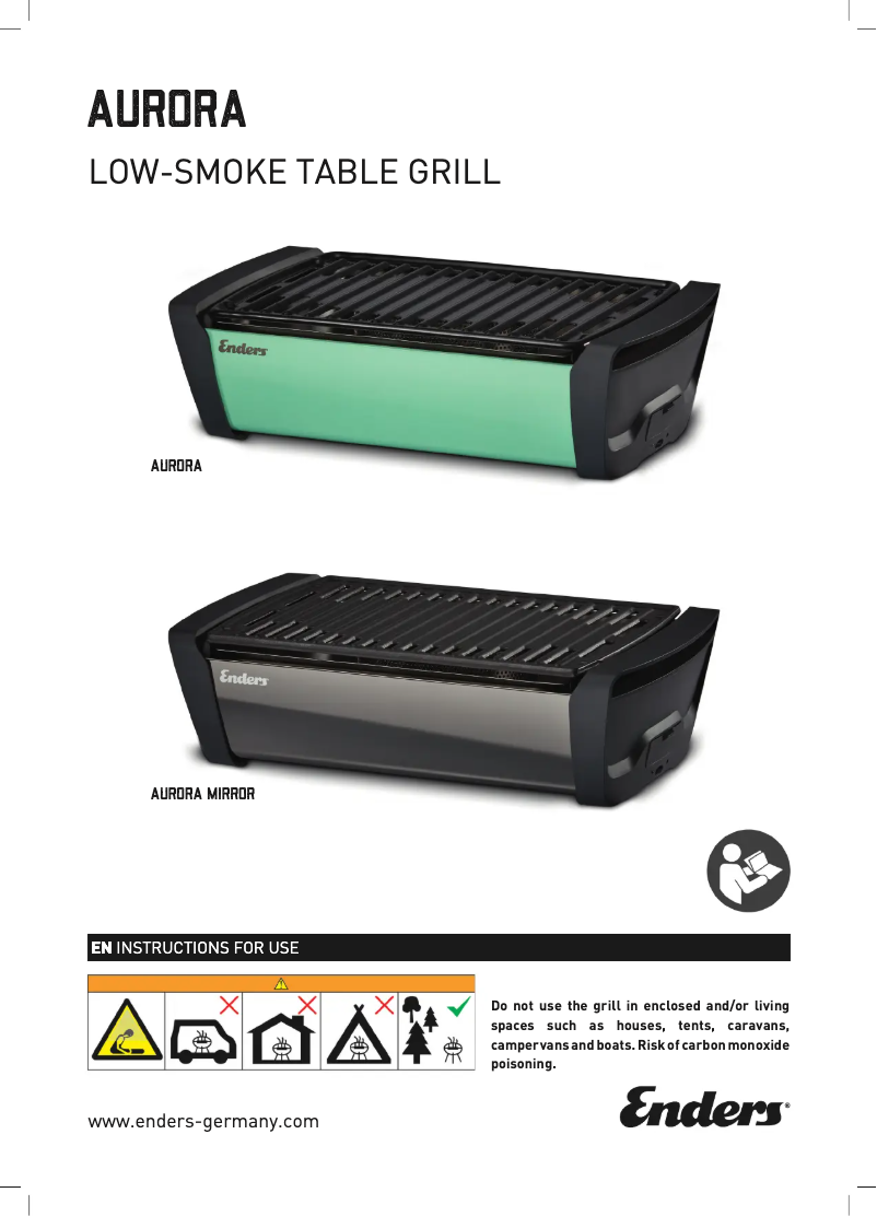 Page 1 de la notice Manuel utilisateur Enders Aurora