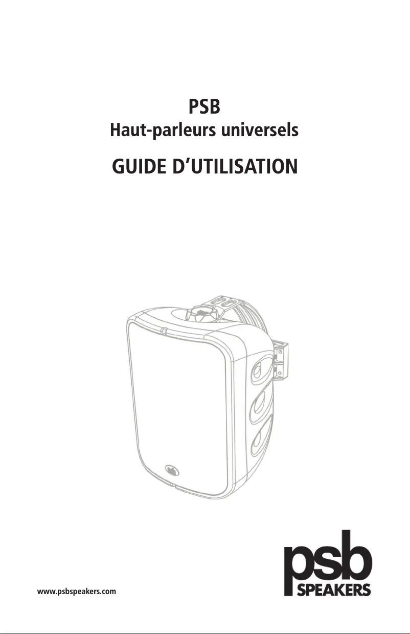 Page 1 de la notice Manuel utilisateur PSB CS500