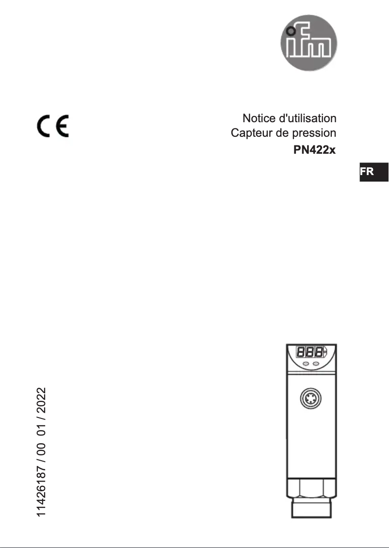 Page n°1 - Manuel utilisateur IFM PN4221