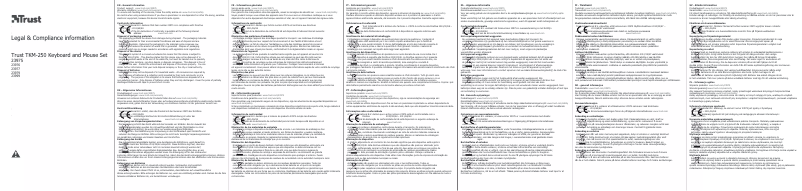 Image de la première page du manuel de l'appareil TKM-250