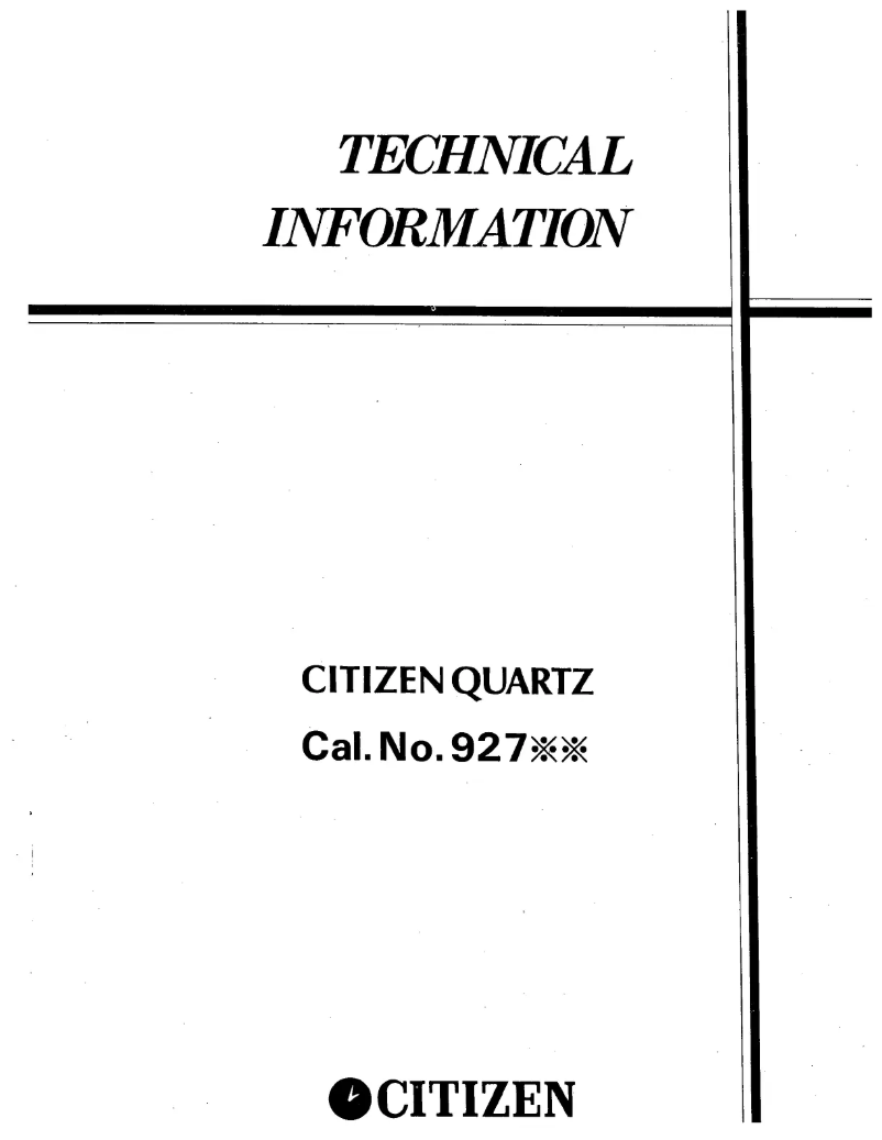 Image de la première page du manuel de l'appareil CAL 9270