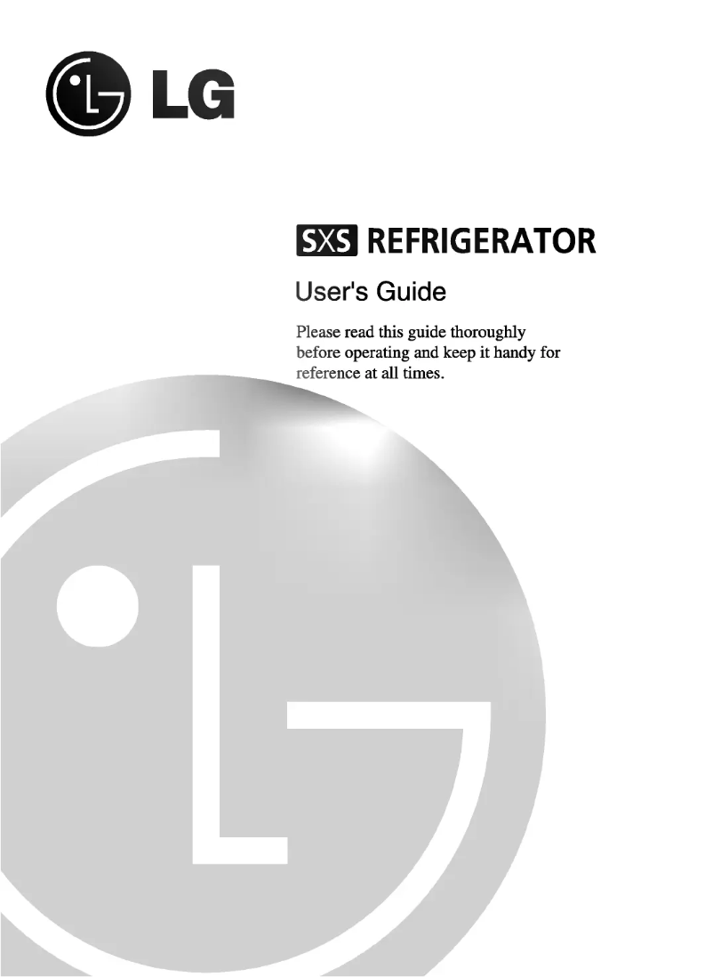 Image de la première page du manuel de l'appareil GR-L257BTBA