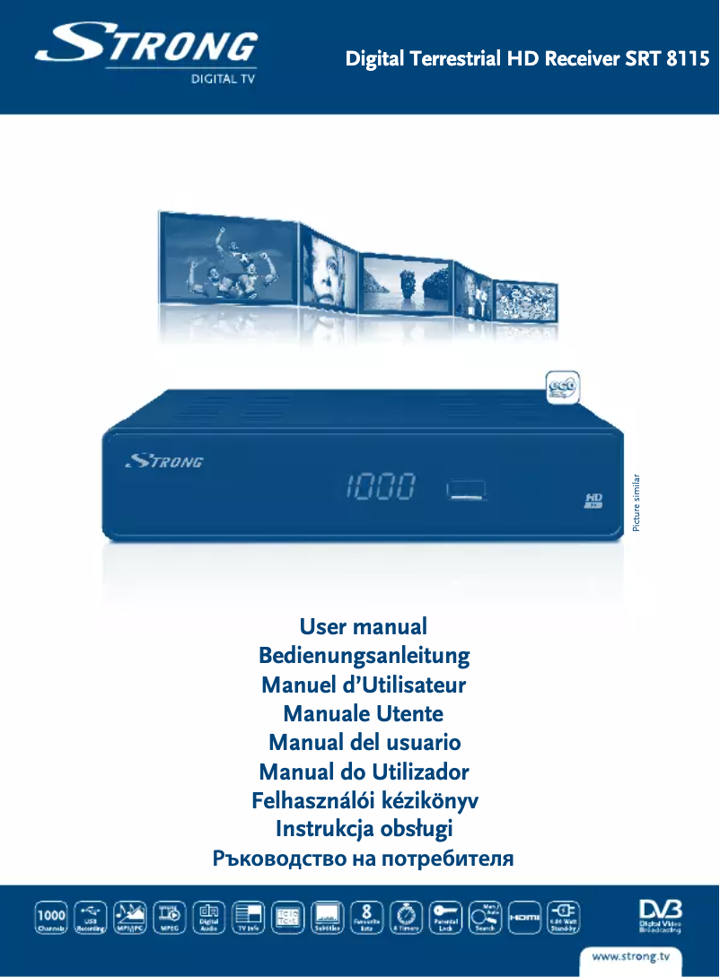 Image de la première page du manuel de l'appareil SRT 8115