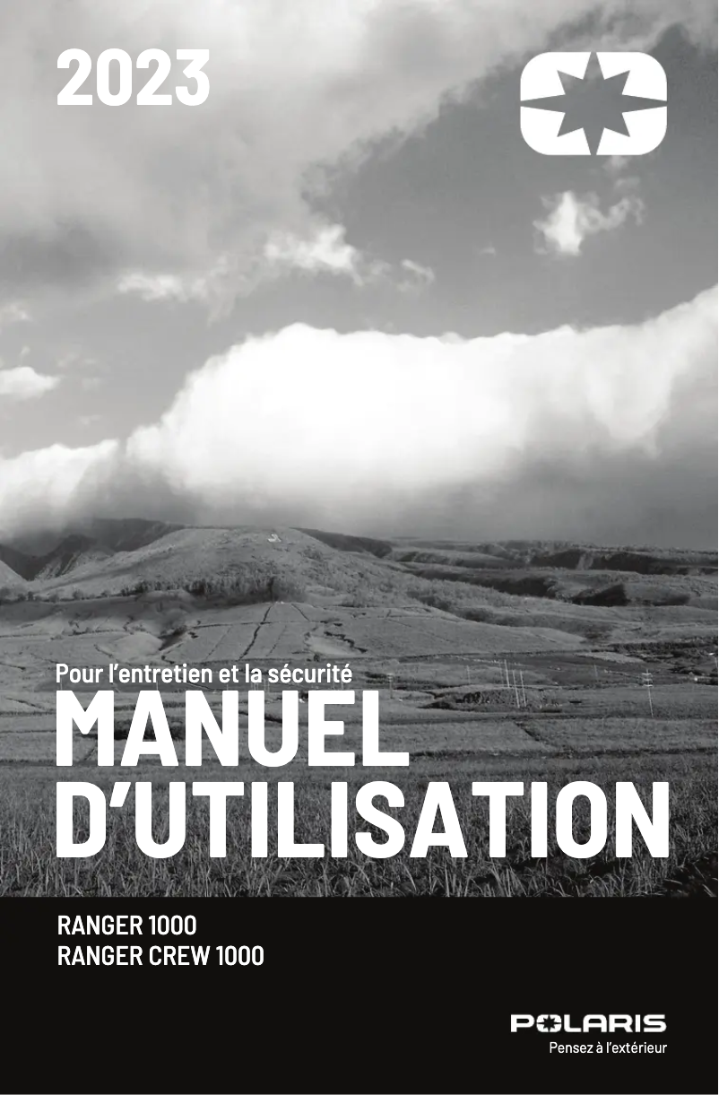 Page n°1 - Manuel utilisateur Polaris Ranger Crew 1000 Premium (2023)