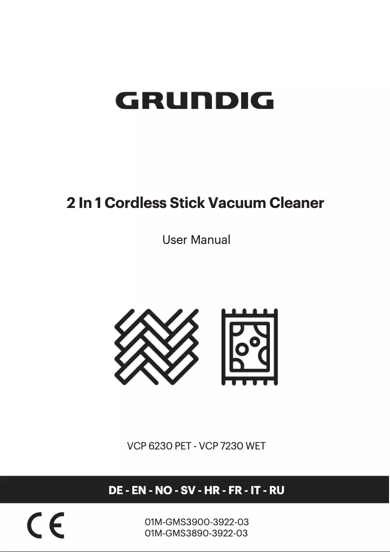 Page n°1 - Manuel utilisateur Grundig VCP 6230 PET