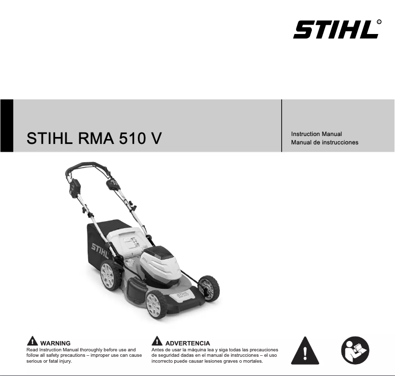 Page 1 de la notice Manuel utilisateur Stihl RMA 510 V