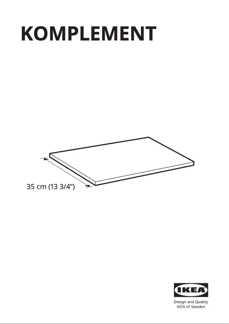 Image de la première page du manuel de l'appareil KOMPLEMENT 105.773.84