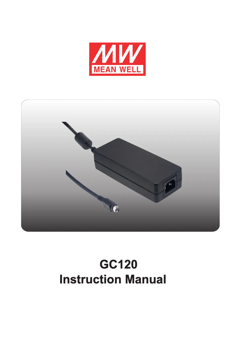 Image de la première page du manuel de l'appareil GC120A12-R7B