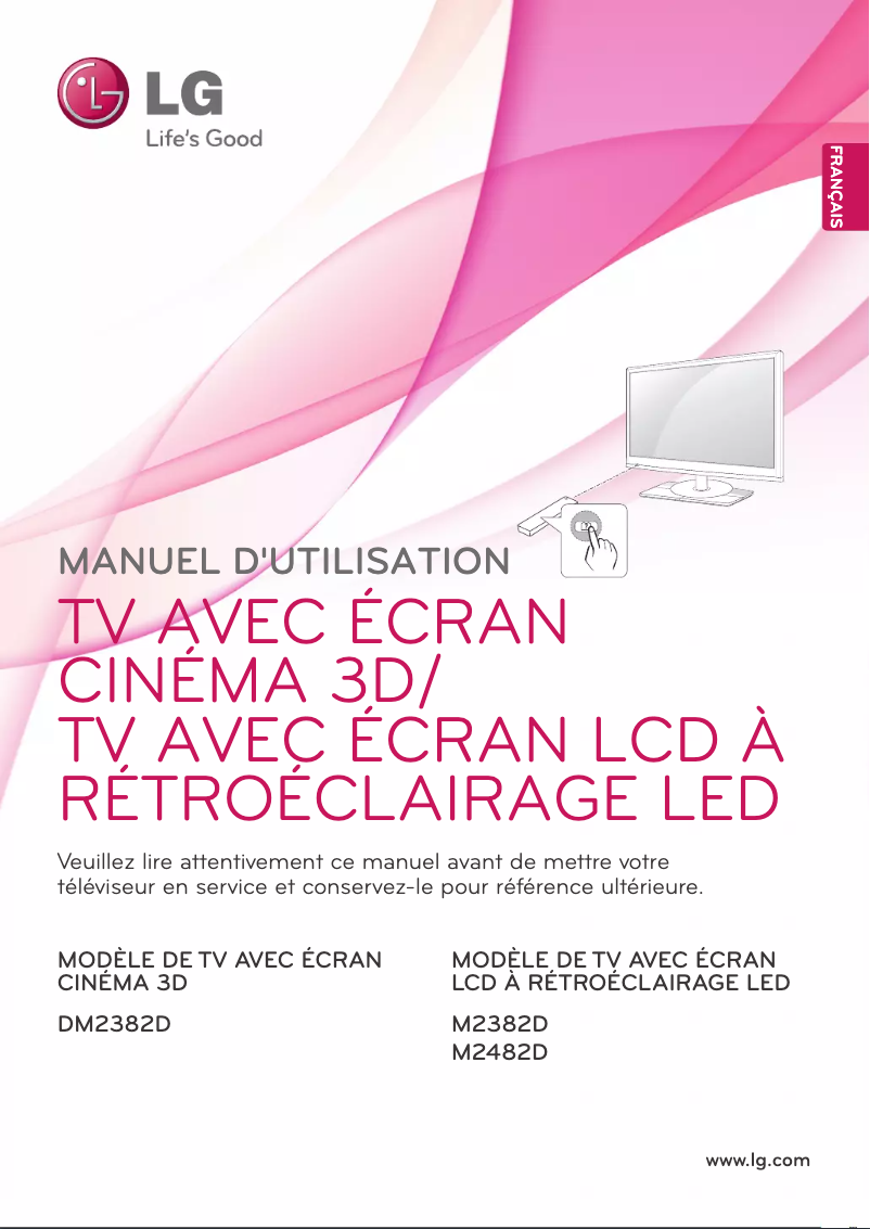 Image de la première page du manuel de l'appareil M2482D