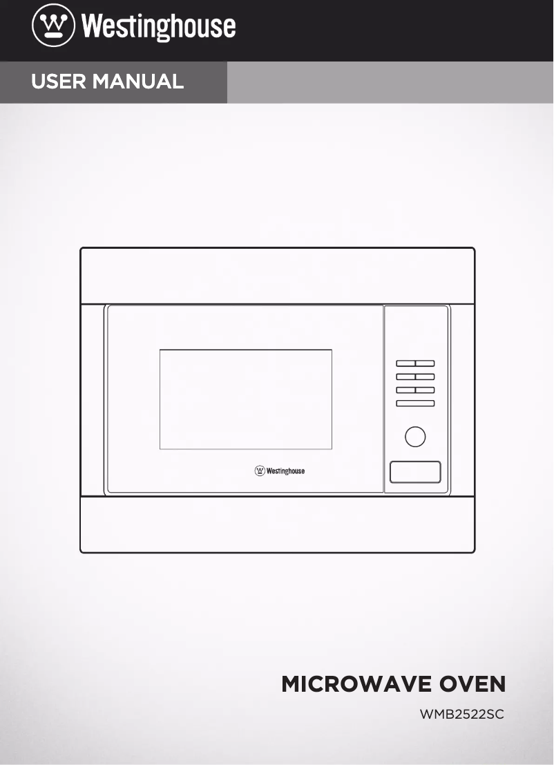 Página 1 del manual Manual de usuario Westinghouse WMB2522SC