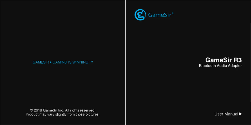 Image de la première page du manuel de l'appareil R3