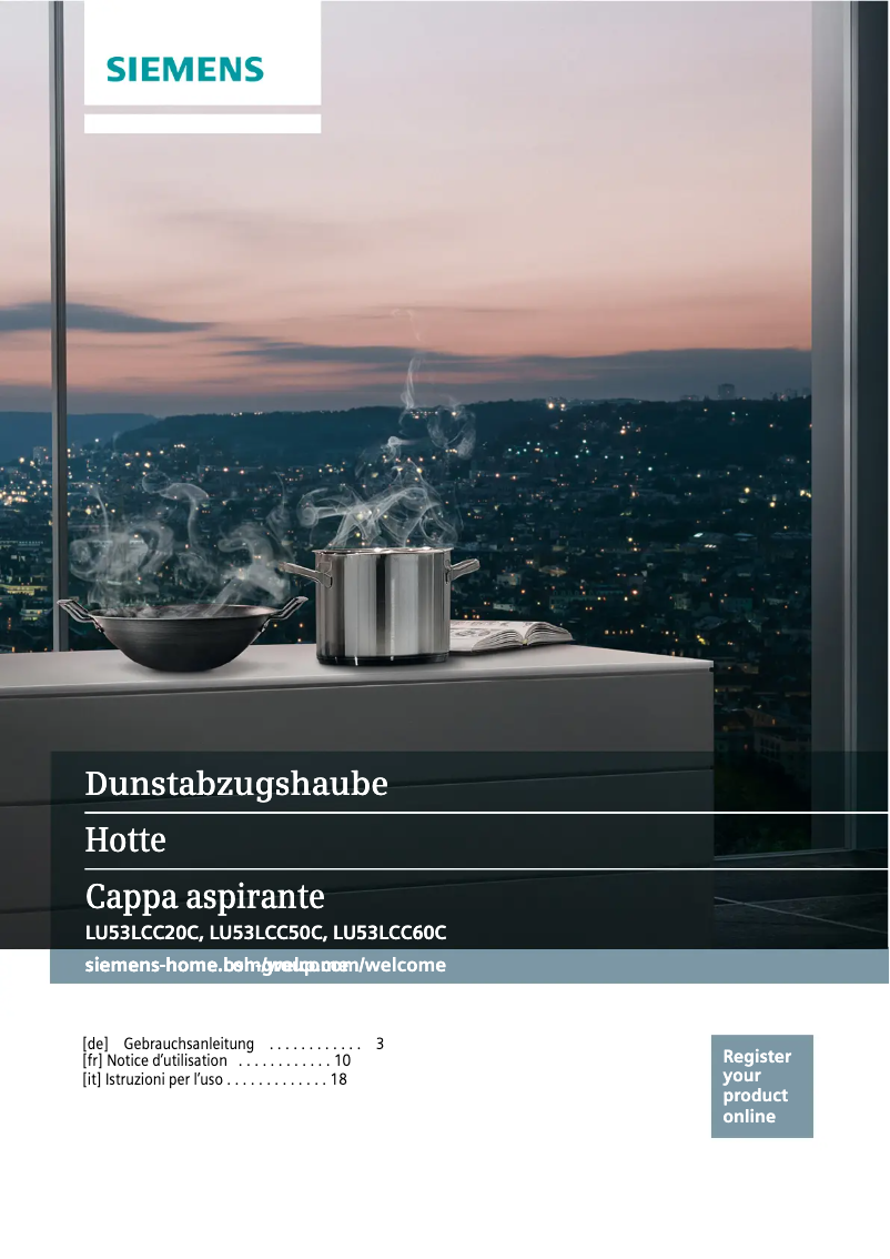 Image de la première page du manuel de l'appareil LU53LCC60C