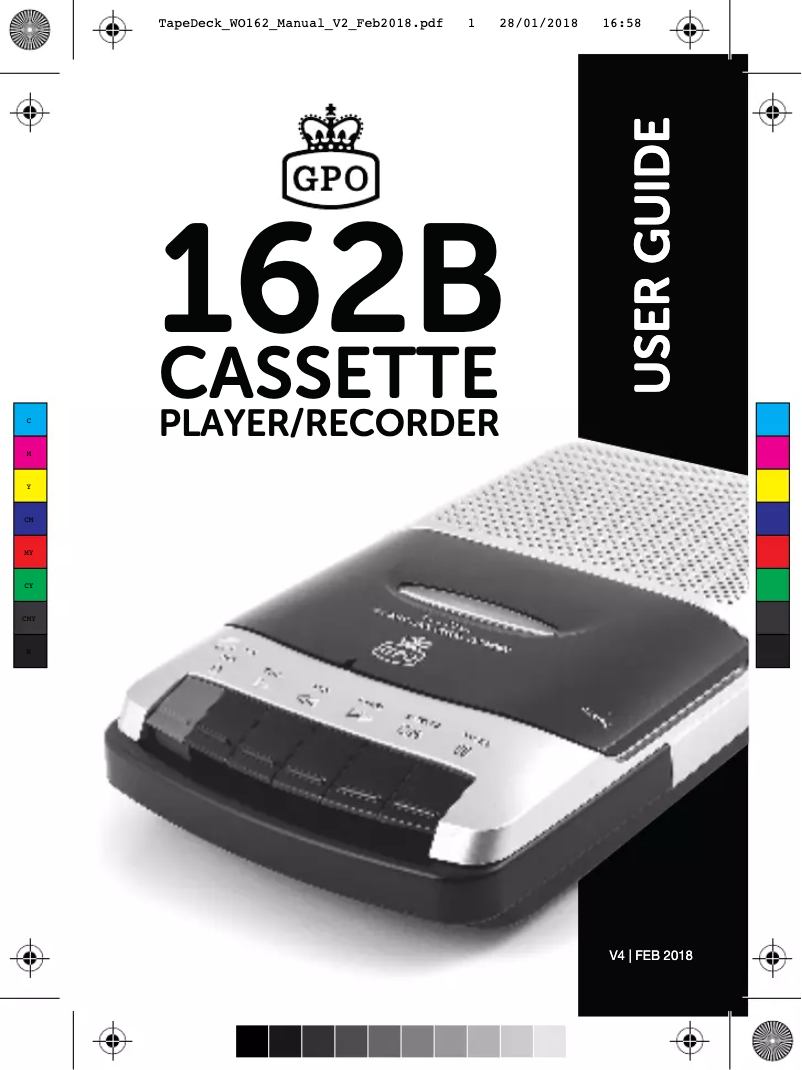 Image de la première page du manuel de l'appareil W0162B