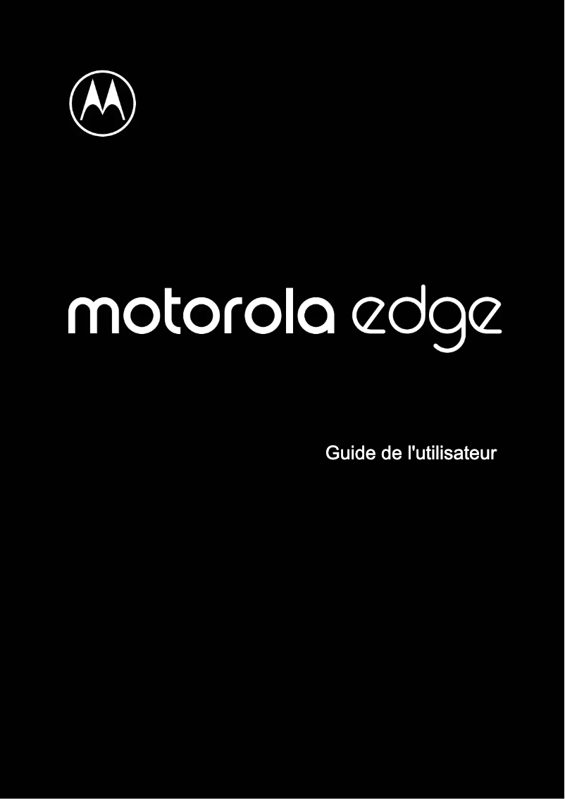 Page n°1 - Manuel utilisateur Motorola Edge