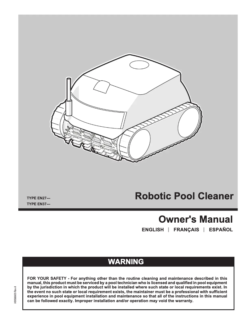 Page 1 de la notice Manuel utilisateur Polaris EPIC 8520