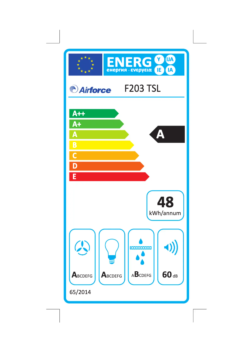 Image de la première page du manuel de l'appareil F203