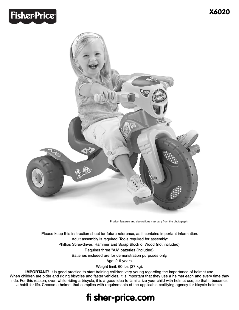 Image de la première page du manuel de l'appareil X6020