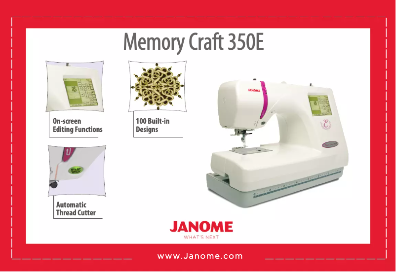 Image de la première page du manuel de l'appareil Memory Craft 350E