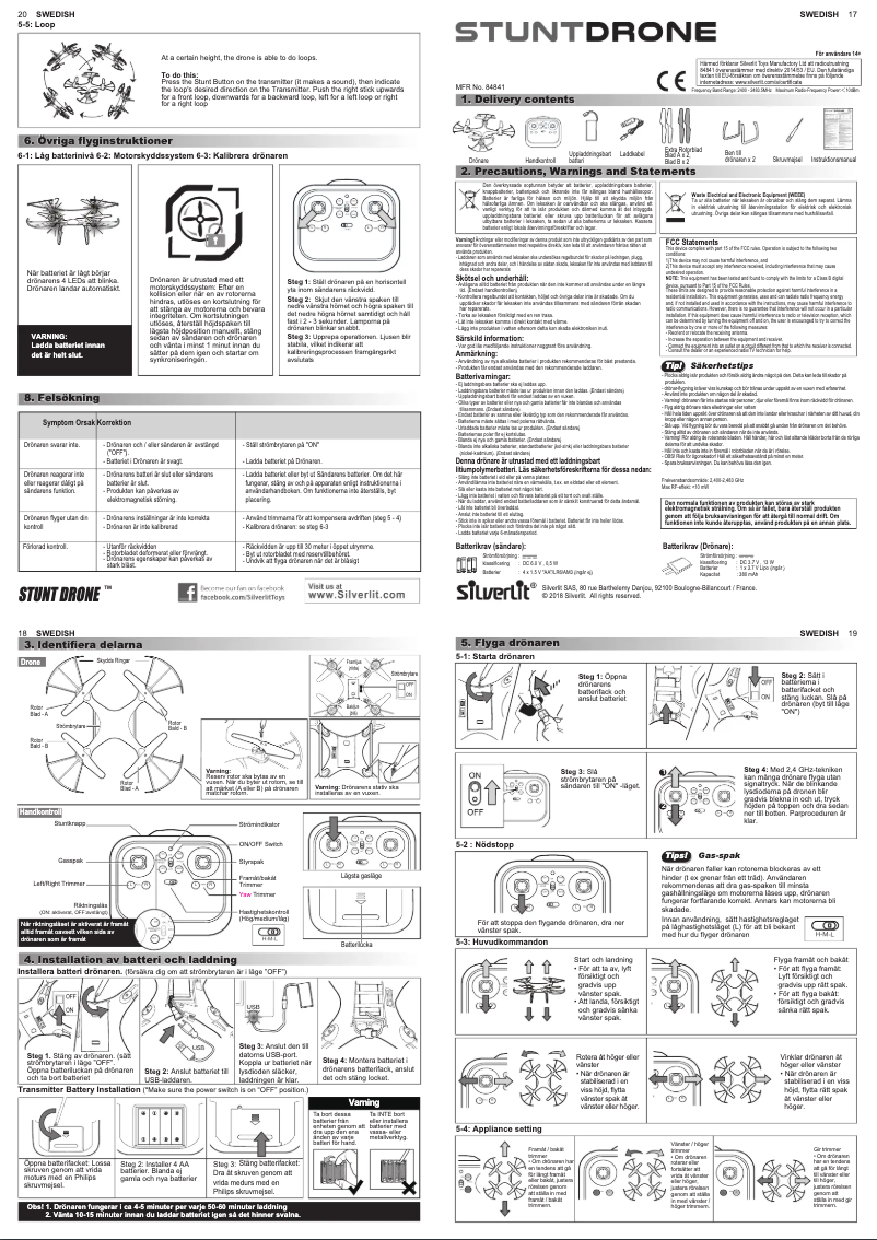 Page n°1 - Manuel utilisateur Biltema 45-8119