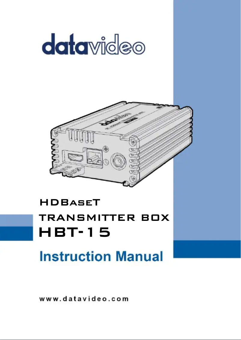 Image de la première page du manuel de l'appareil HBT-15