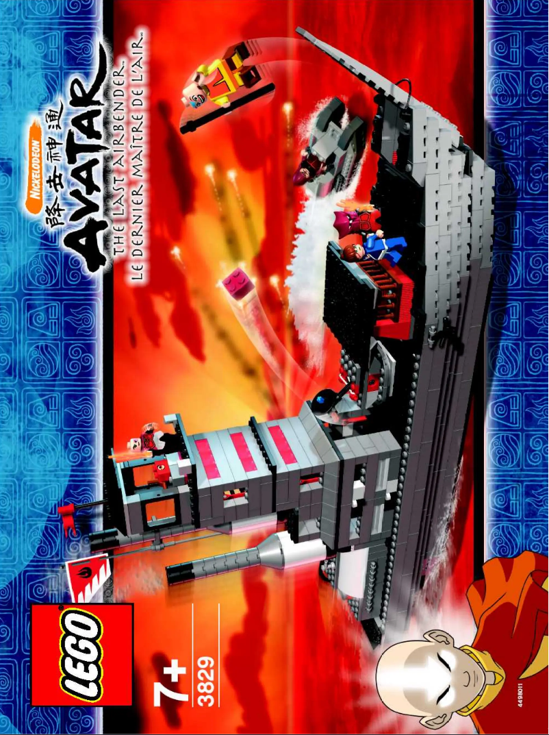 Page n°1 - Consignes visuelles Lego Avatar The Last Airbender 3829