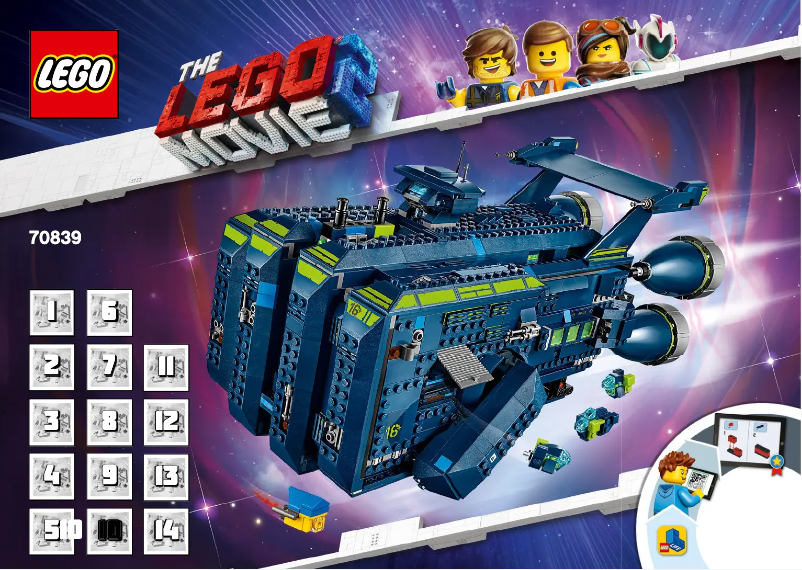 Page 1 de la notice Manuel utilisateur Lego Movie 2 70839
