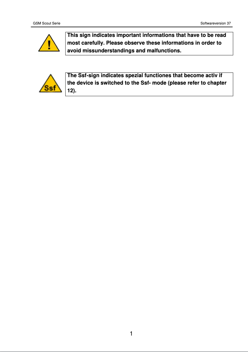 Page 1 de la notice Manuel utilisateur ConiuGo GSM Scout