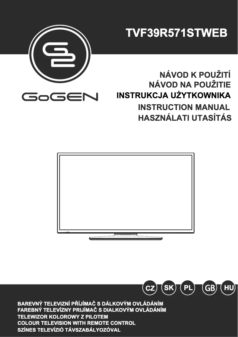 Image de la première page du manuel de l'appareil TVF39R571STWEB