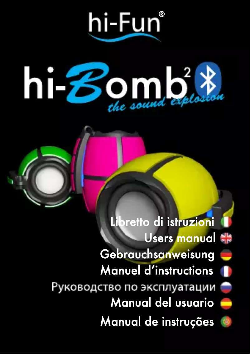 Page n°1 - Manuel utilisateur hi-Fun Hi-Bomb2