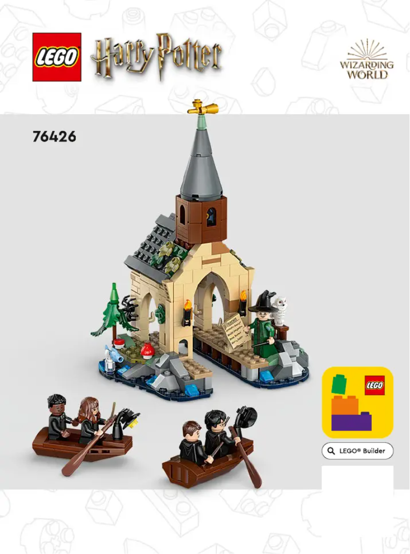 Page n°1 - Consignes visuelles Lego Harry Potter 76426