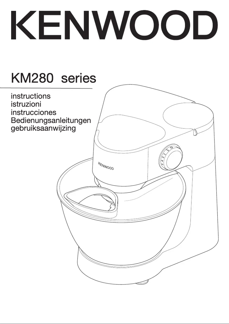 Image de la première page du manuel de l'appareil Prospero KM287