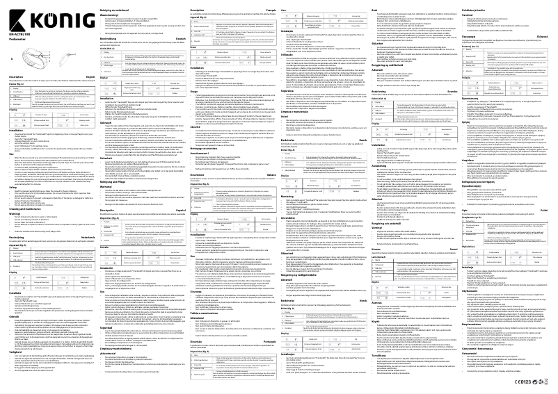 Page n°1 - Manuel utilisateur Konig KN-ACTBL10B