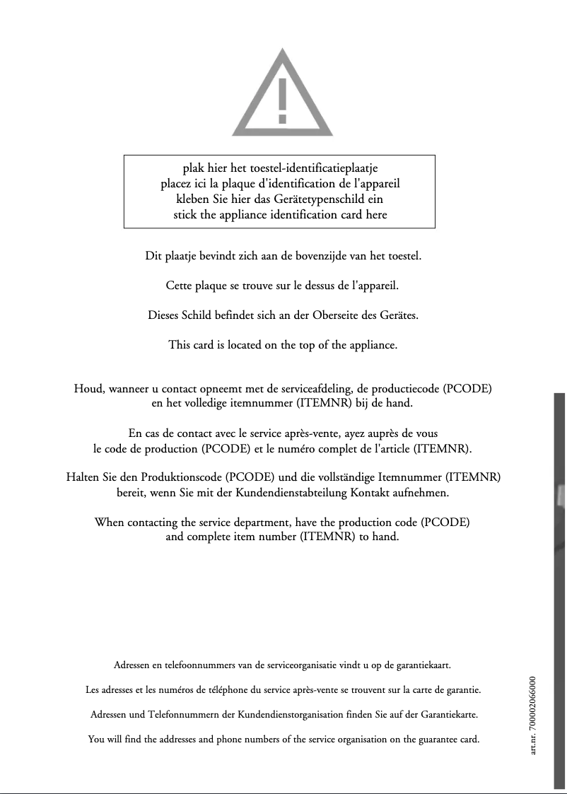 Image de la première page du manuel de l'appareil HG1111MT